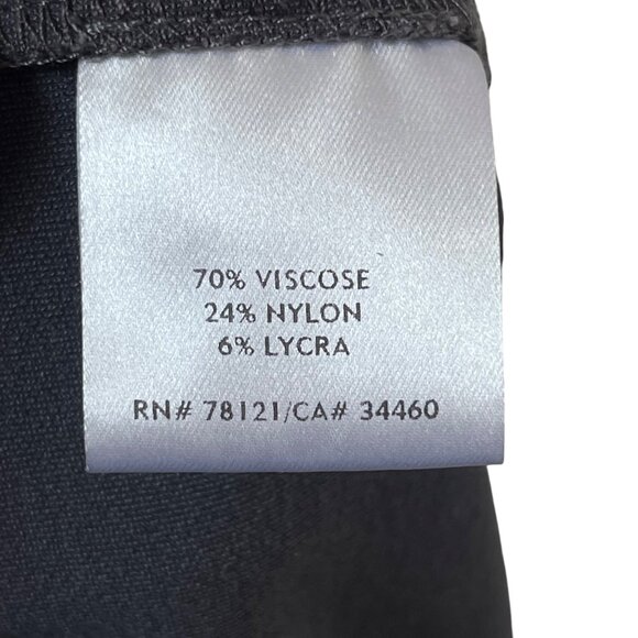 Eileen Fisher Womens Gray Knit Pull On Straight Leg Stretch‎ Pants Viscose Sz LT - Picture 8 of 9